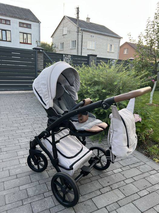 Каляска 2 в 1 люлька + прогулянкова Yunama space