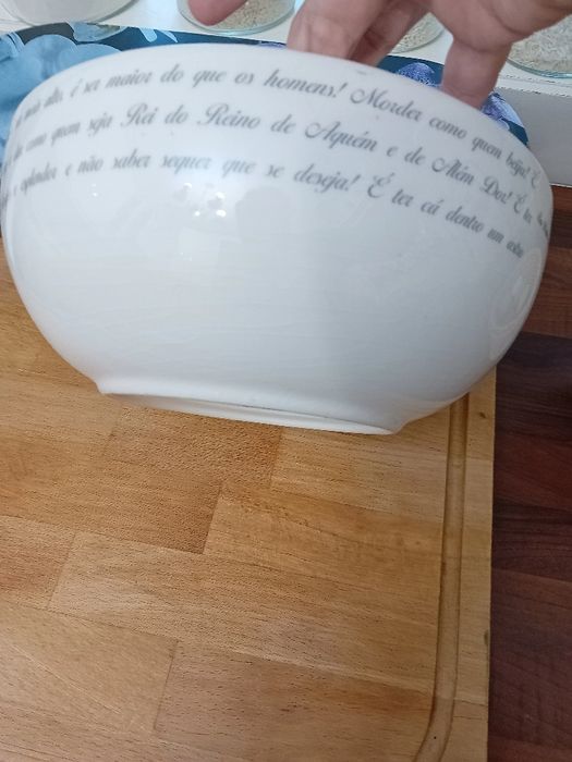 Taca saladeira coleção  antiga do pingo doce