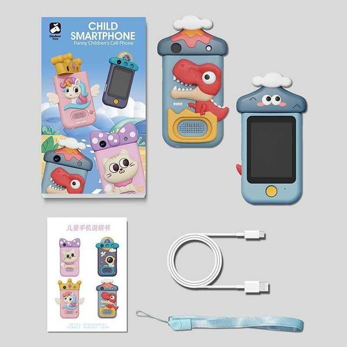 Дитячій телефон - фотоапарат УКР МОВА, сенсорний екран