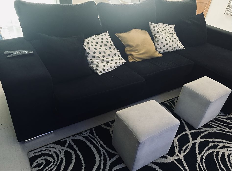 Sofá com chaiselongue 3,0x1,4m