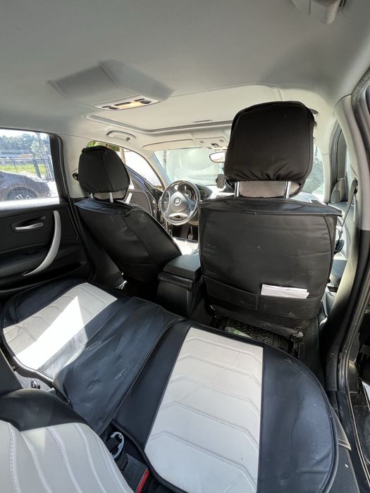 Bmw seria 1 e87 z 2007 czarne  poj 2,0 mox 130kw