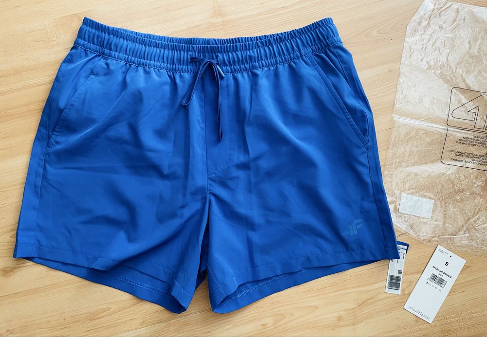 Spodenki szorty kąpielowe, plażowe męskie/młodzieżowe 4F, S, idealny s