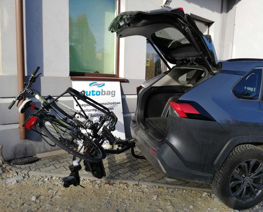 Platforma rowerowa na hak na 4 rowery Aguri Active BIke 3+1 Black