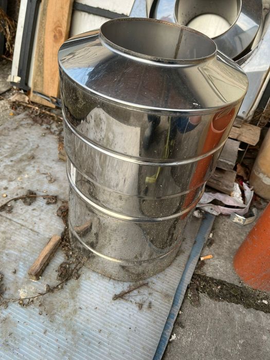 Rura ceramiczna kominowa - 300 mm + daszki kominowe