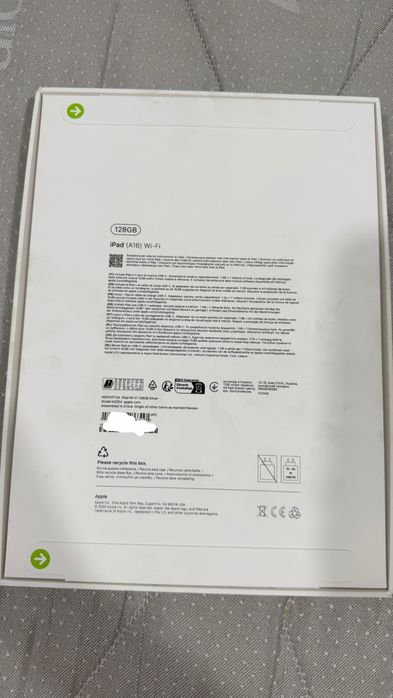 iPad a16 wifi 128gb