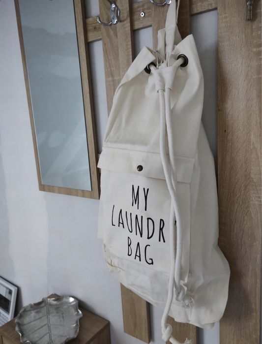 Кошик окремо стоячий для білизни 50л кремовий