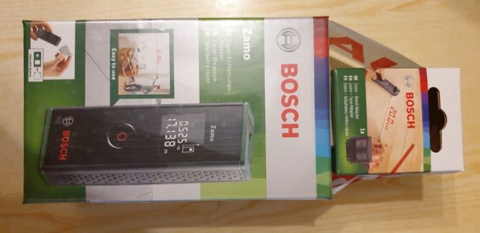 DALMIERZ Laserowy ZAMO 3 BOSCH +  Adapter do Dalmierza ZAMO 3 BOSCH