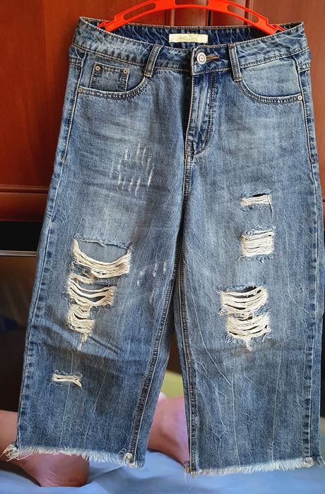 Джинсы женские кюлоты Италия 40 размер S