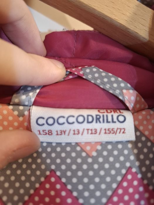 dziecięca kurtka narciarska z kapturem cocodrillo
