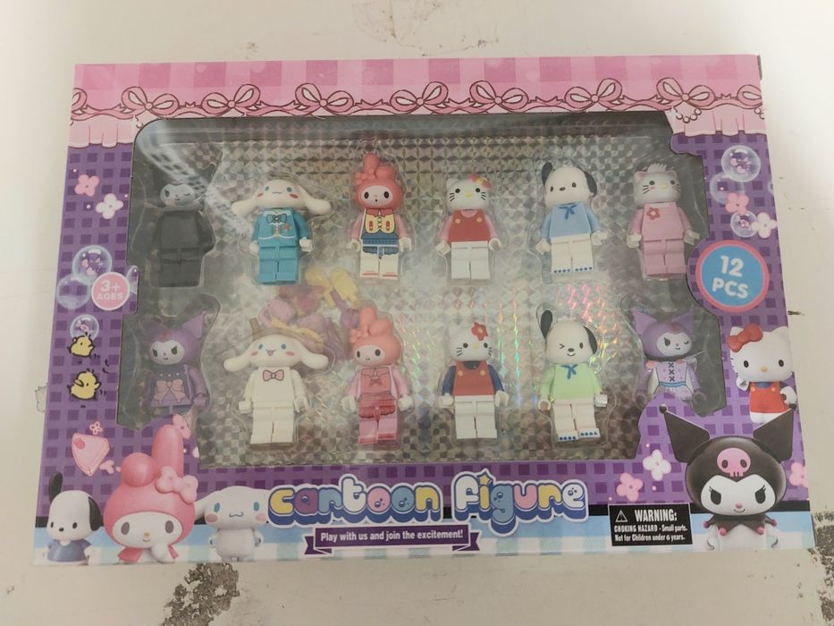 Nowe figurki Hello Kitty Kuromi Sanrio 12 szt