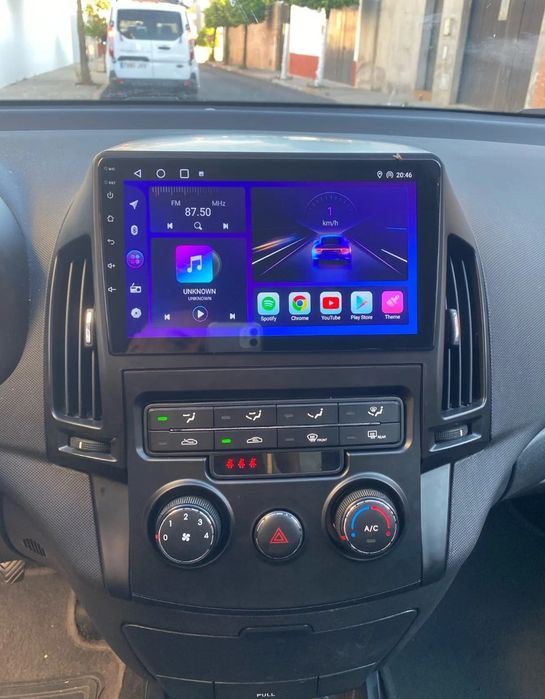 Rádio 9" android Hyundai i30 de 2006-11 CARPLAY WIFI GPS 2/32GB Novo