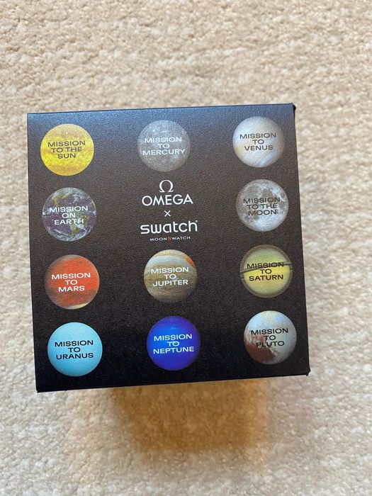 Relógio Omega x Swatch – MoonSwatch “Mission to the Moon”