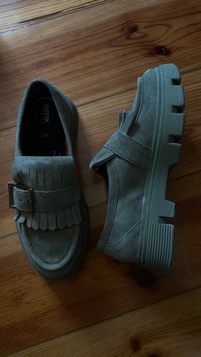 Mocassins verde azeitona GEOX
