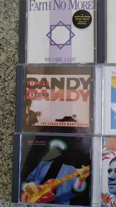 Discos vinil K7 cassetes e CD