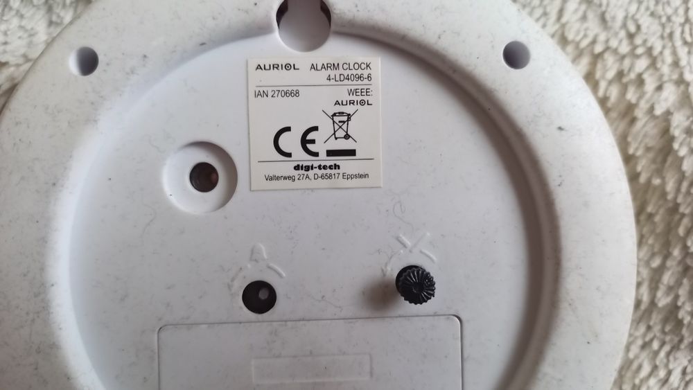 Оригінальний німецький будильник Auriol