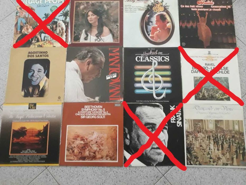 Diversos LP's e Singles Vinil antigos