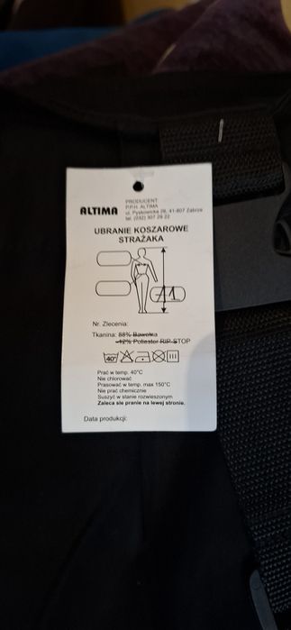 Spodnie koszarowe strazaka. Dowódczo sztabowe  Osp Psp