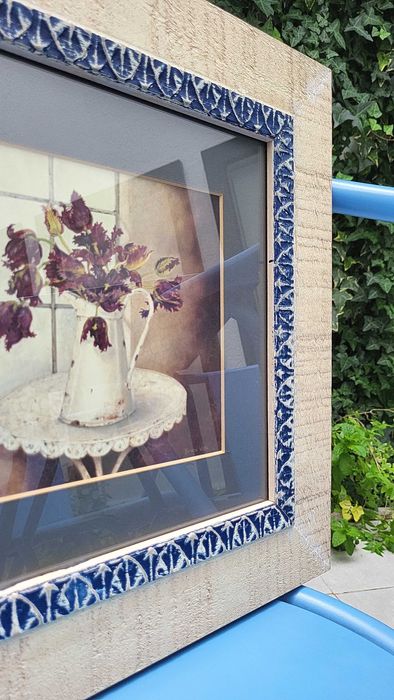 Conjunto de 2 belos quadros florais