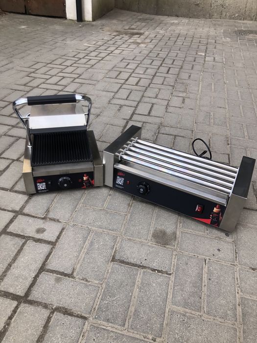 Гриль Прижимний Контактний Гриль Роликовий на 5 роликів