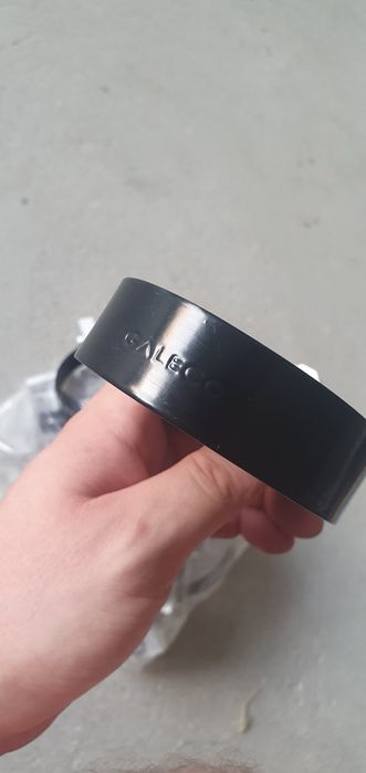 12 Sztuk Galeco Obejma Rynny Spustowej 90 Stal Czarne + Kołki i Śruby