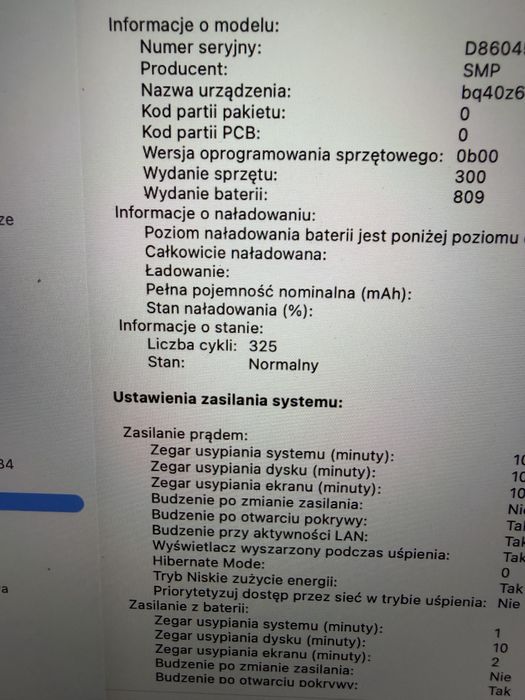 Macbook Pro 16 cali 2019
