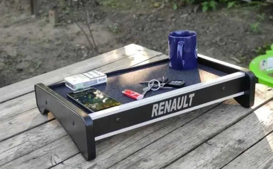 Полка-столик на панель (торпедо) Renault Master 2004-2010- черная