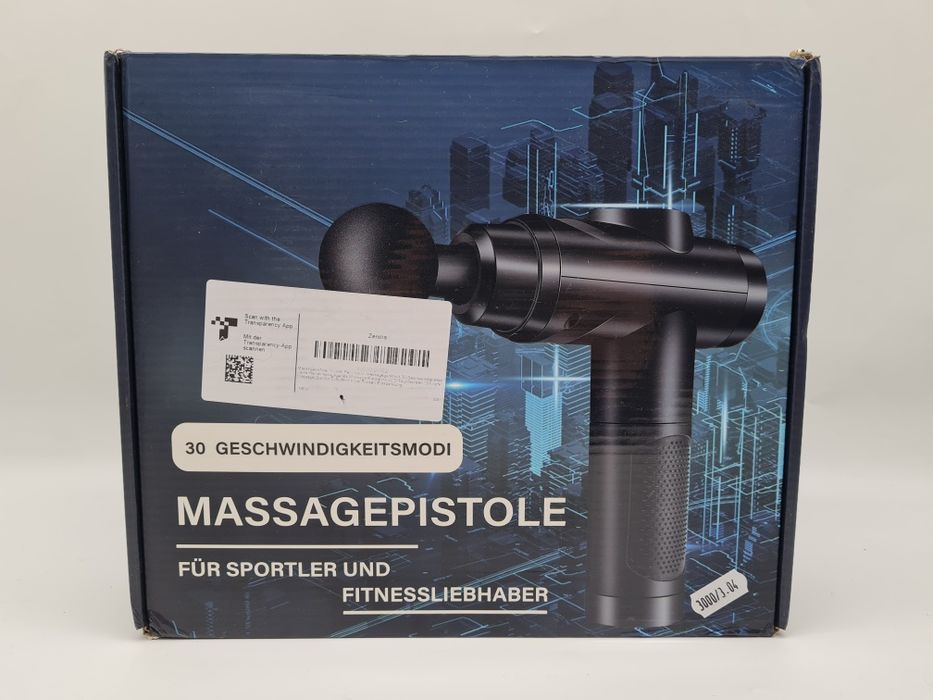 Masażer pistolet do masażu ciała akumulatorowy 30 Programów 10 Głowic