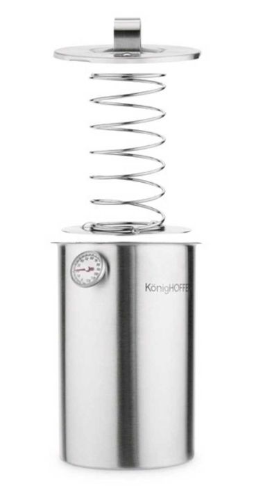 zestaw SZYNKOWAR + GARNEK worki TERMOMETR garnek do WĘDLIN 1.5 kg