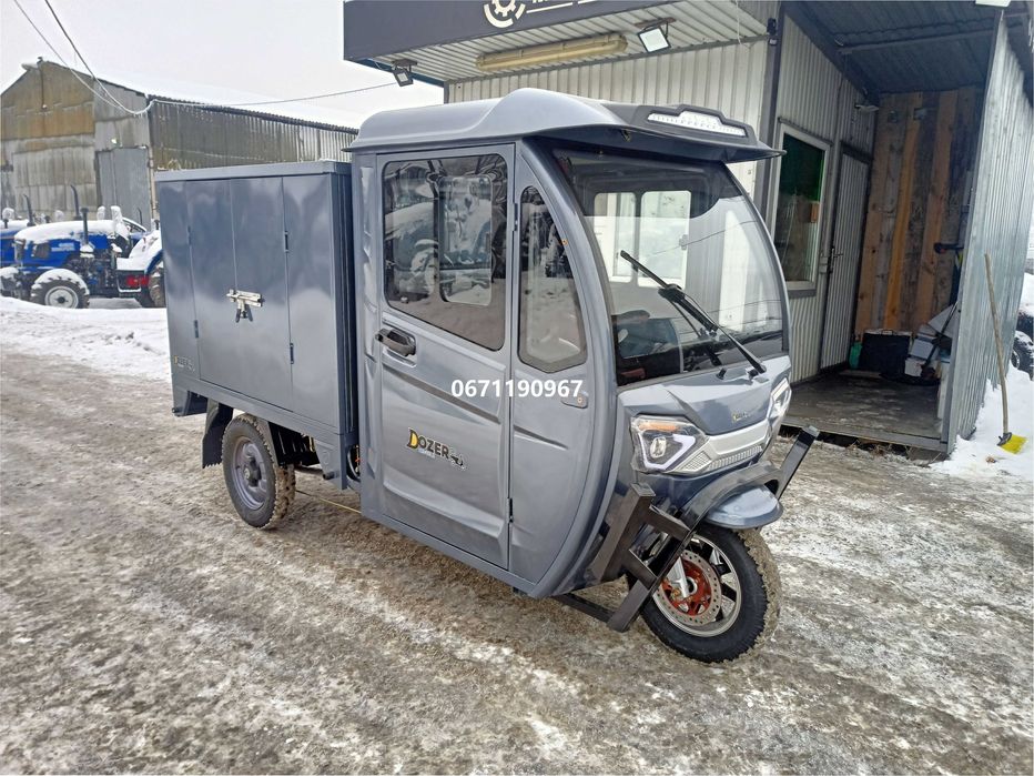 Електротрицикл DOZER Model 8B 2000W 72V/45Ah Дозер Муравей доставка