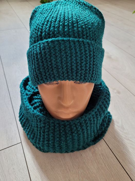 Шапка и снуд.  Комплект.  Ручная работа