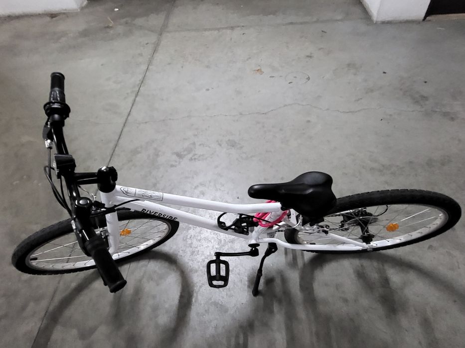 Bicicleta Infantil/Juvenil Decathlon Riverside (Branca) – Excelente Estado!