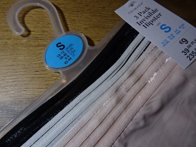 Primark majtki 3 pack nowe S