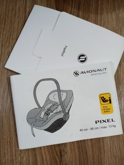 Fotelik samochodowy AVIONAUT PIXEL z bazą ISOFIX