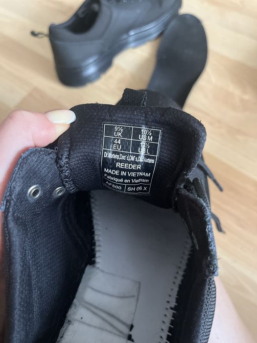 Чоловічі Чорні напівчеревики Dr. Martens Reeder Utility