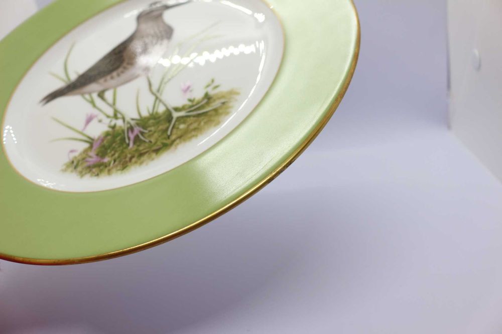 Prato Coleção Aves de Caça 4 Maçarico Bastardo Edição Limitada 1986/87