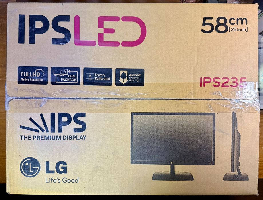 Монитор LG Premium IPS235V-BN