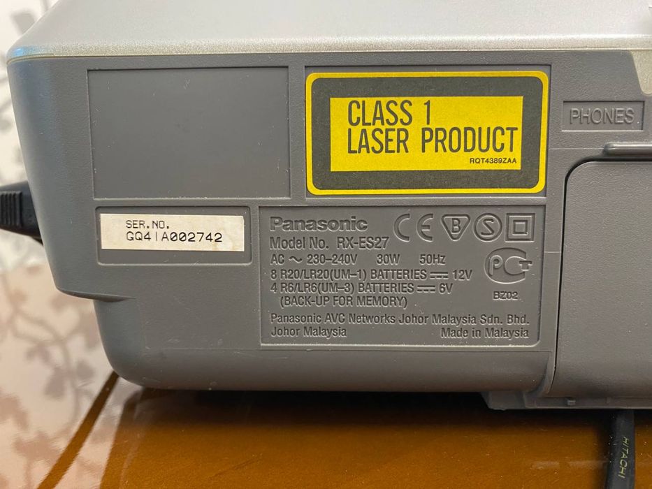 Магнітофон Музичний центр Panasonic RX-ES27 CEB CD/касета/радіо, б/у