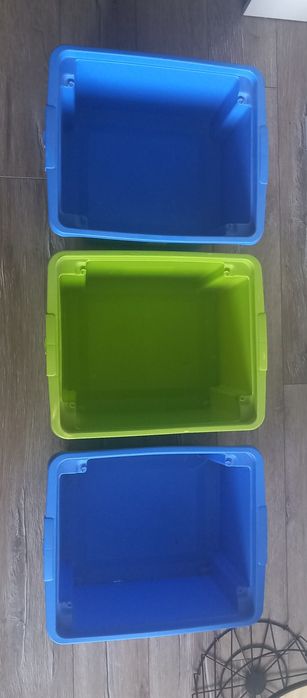 3 pojemniki wymiary 42 35 23 cm