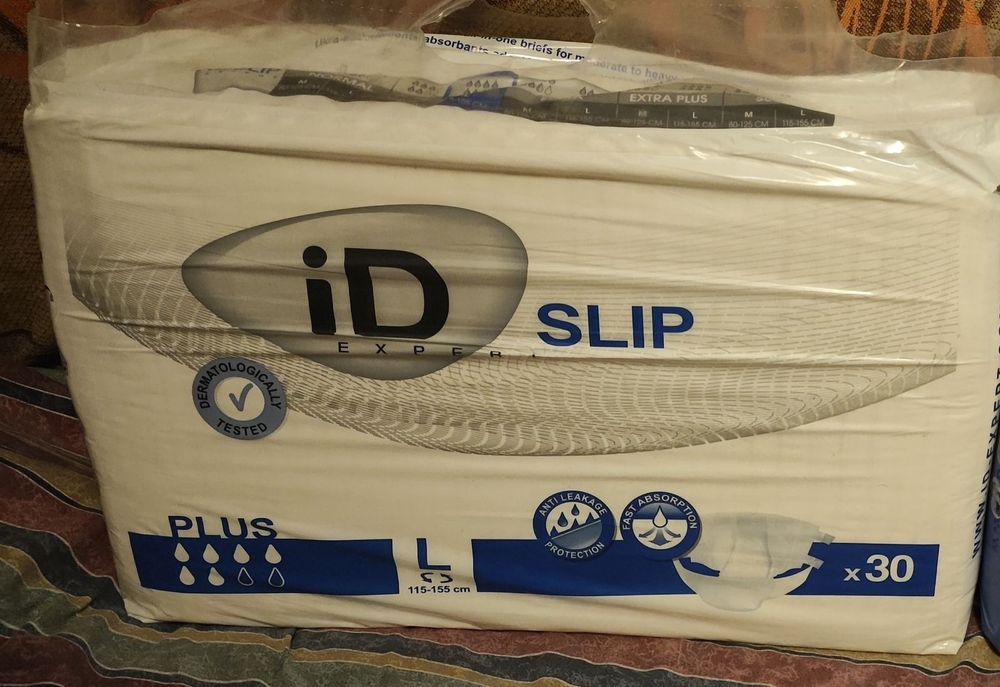 Памперси ID Slip L(115-155)на 6 крапель (480грн)