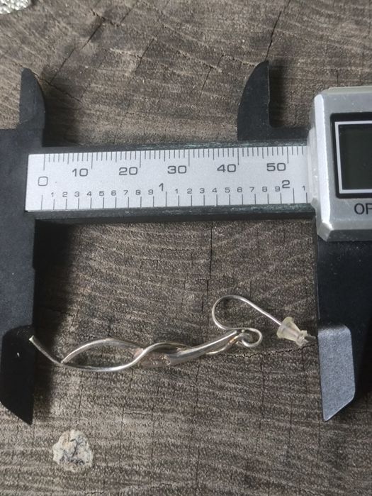 Srebrne  kolczyki,wisiorek Kit Heat Beaverbrooks. Vintage