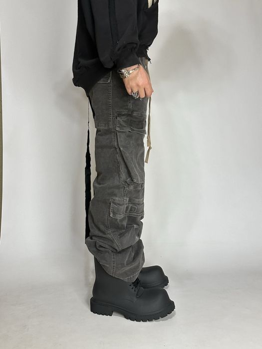 Rick Owens DRKSHDW штаны карго cargo bella washed opium archive джинсы