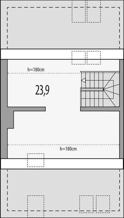Szeregówka z garażami (ostatni segment) ul. Onufrego 150 m2, parking