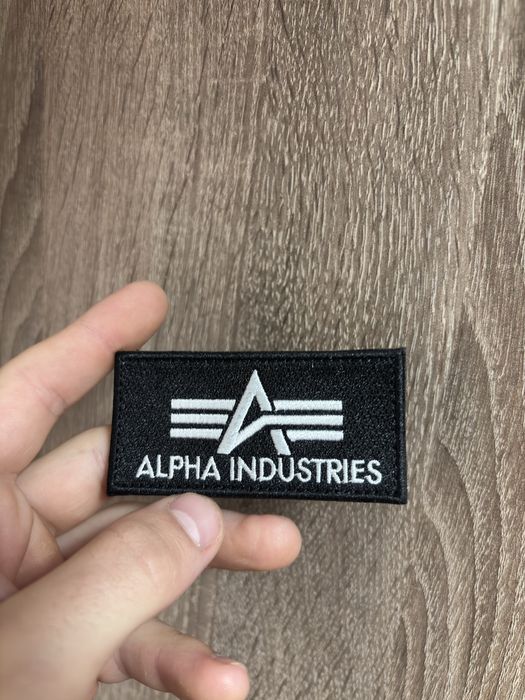 Нашивка / Шеврон / Патч Alpha Industries на липучці