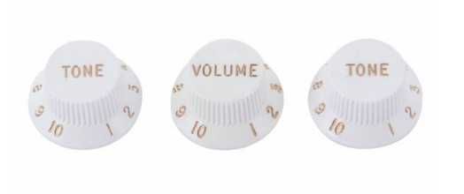 Fender Volume & Tone Knobs Set White
