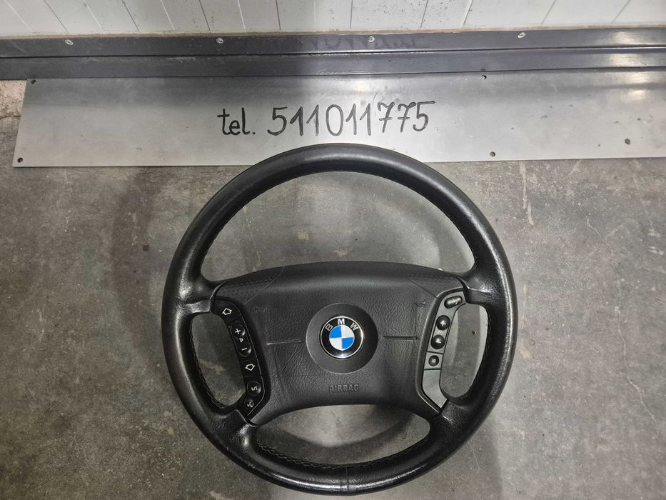 Kierownica czteroramienna BMW e46 multifunkcja polift