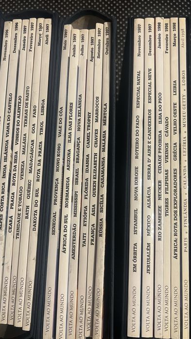 Coleção 60 revistas “A volta ao mundo”