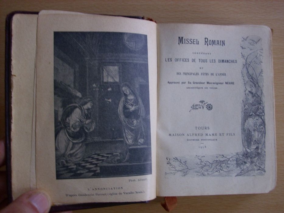 Raro - Missel Romain Edição de 1917