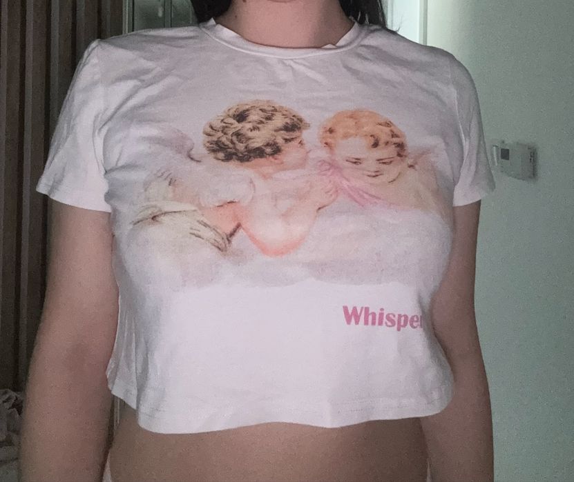 Croptop top aniołki