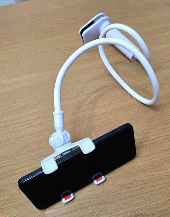 Suporte articulado para telemóvel – braço flexível – novo