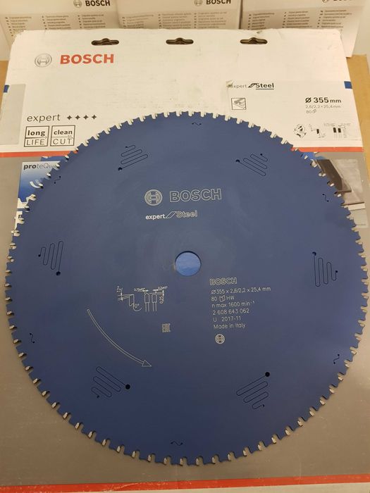 BOSCH tarcza metal 355x25,4 do pila pilarka przecinarka 2,608,643.062